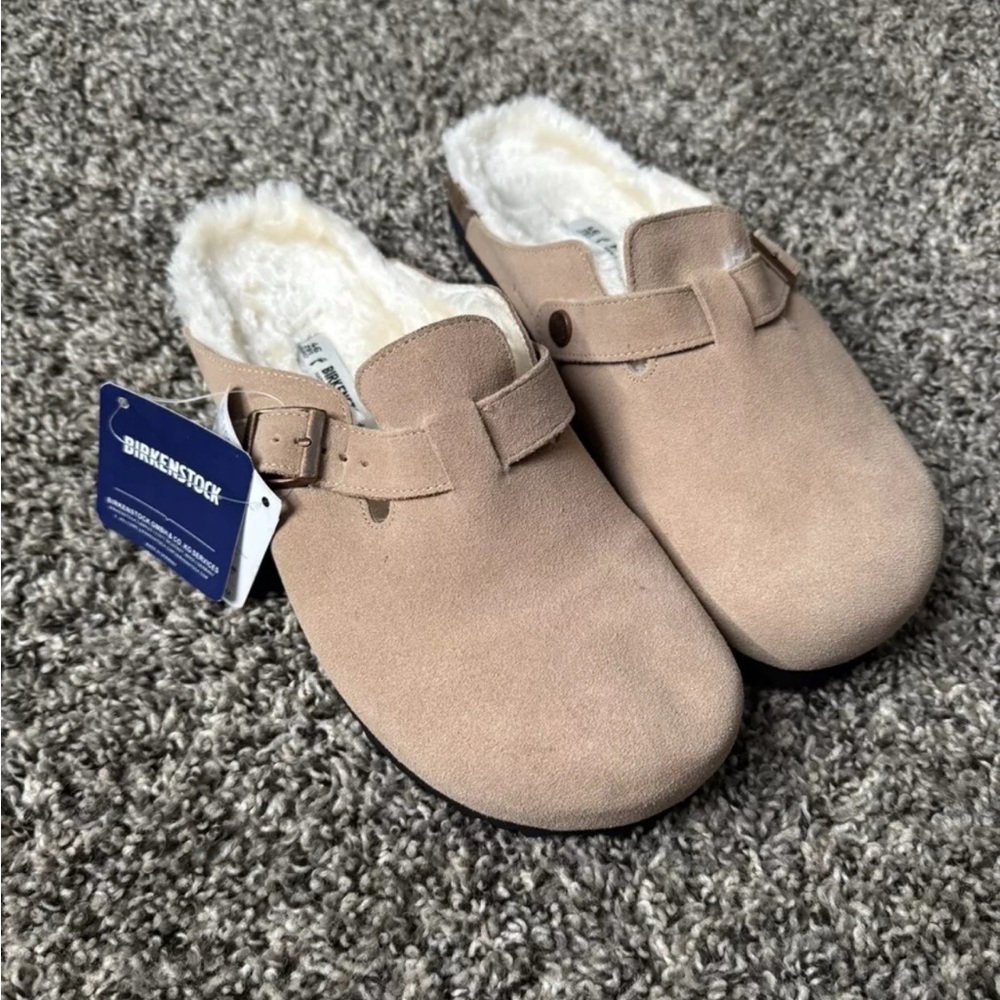 Birkenstock Tan Loafers & Slip-Ons